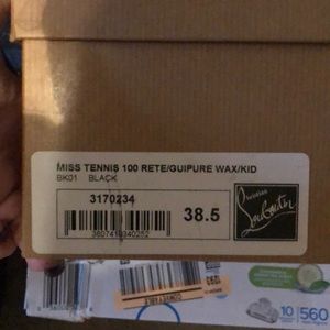 Brand new Christian Louboutin mesh lace booties